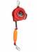 Red, black yellow silver 3M Protecta Edge Self-Retracting Lifeline 3590049 Galvanized Cable Steel Swivel Snap Hook 66ft. Class 2 ANSI