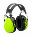 Green and black 3M PELTOR CH-3 Listen Only Hearing Protector HT52A-11 Headband