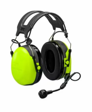 Green 3M Peltor MT74H52A-111 CH-3 Headset with PTT Headband