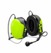 Yellow green and black 3M PELTOR CH-3 Headset with PTT Neckband MT74H52B-111 FLX2 