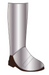 silver Chicago Protective Apparel 401-ARH Full Vertical Leggings 19 oz Aluminized Rayon Heavy