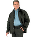 Man wearing black Chicago Protective Apparel 600-CX11 CarbonX 30” Jacket 11 oz  on white background