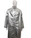 Silver Chicago Protective Apparel 602-APBI 7 oz Aluminized PBI Blend Coat on white background