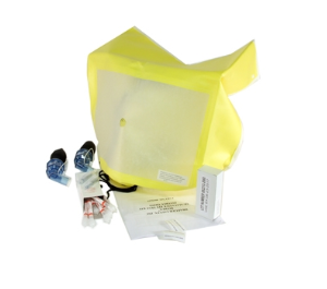 Yellow, blue, white Draeger Safety 4055625 Qualitative Bitrex Fit Test Kit  on white background