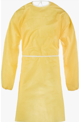 YELLOW Lakeland C1S527Y ChemMax 1 Gown