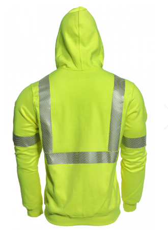 National Safety Apparel Drifire SWSHEC3 Tecgen FR HI-VIS Pullover Sweatshirt - Type R