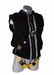 Guardian 02620 Construction Tux Full Body Harness Black Mesh ON white background