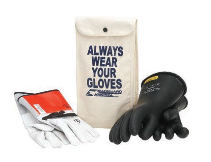 Black, white, orange Chicago Protective Apparel GK-1-14 Class 1 Glove Kit