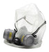 Gray and clear CBRN Smoke escape hood by North ER2000CBRN on white background