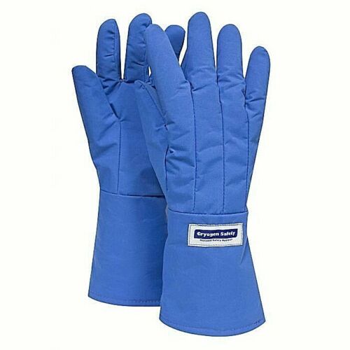 Blue National Safety Apparel Enespro G99CRBEPMA Croygen Safety Gloves 15"  on white background