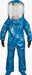 Blue Lakeland INT640B encap. suit on white background