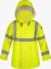 Yellow and silver LAKELAND INDUSTRIES AJPU10LY Arc X® PU Rain Jacket