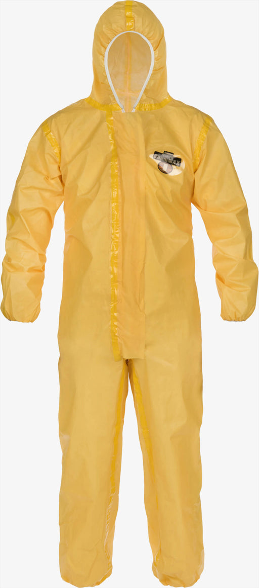 Yellow Lakeland C1T130Y Case of 6 ChemMax 1 Sealed Seam Coverall