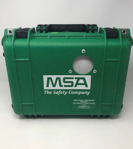 green MSA 10107821 Breathing Air, POA Distribution Box, Hansen Fitting 80 CFM 