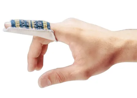 Steel Grip 14314 M Split Leather Finger Guard Medium