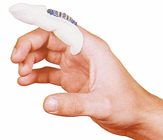 Steel Grip 15449 M Finger Guard Closed End Leather Medium