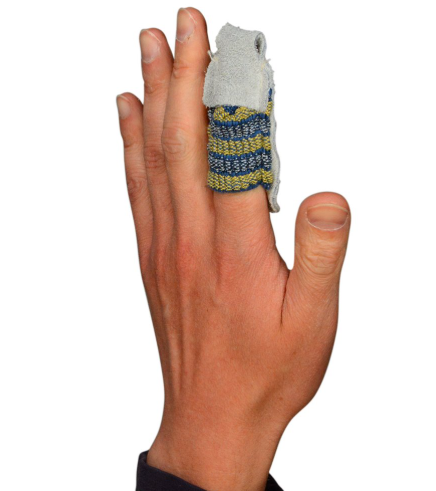 Steel Grip 15923 M Split Leather Finger Guard