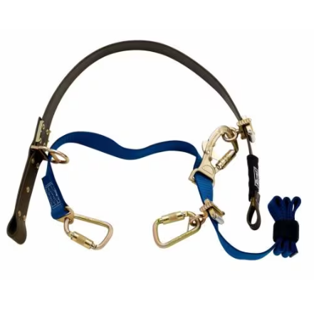 Black, blue, gold 3M DBI-SALA 1204075 Wood Pole Adjustable Web Fall Restricting Device Distribution Pole