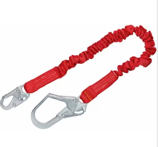 Red 3M PROTECTA PRO Stretch Shock Absorbing Lanyard 134012