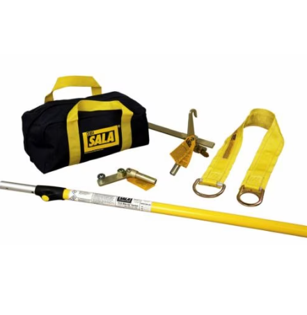 Yellow and black 3M DBI-SALA 2104528 Remote Anchor System | 8 – 16 ft Pole