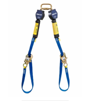 3M DBI-SALA Nano-Lok Tie-Back Twin-Leg Personal Self-Retracting Lifeline 3101373 Web 9 ft 