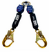Black, gold, blue 3M DBI-SALA 3101504 Nano-Lok Hot Work Twin-Leg Personal Self-Retracting Lifeline Kevlar Fiber Web 6 ft