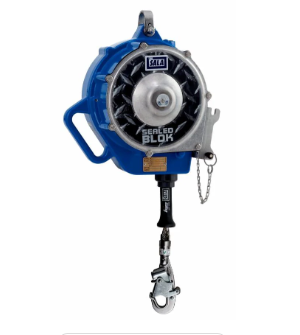 3M DBI-SALA Sealed-Blok 3-Way Retrieval Self-Retracting Lifeline with Bracket 3400168 Stainless Steel Cable 85 ft.
