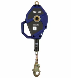 Black and gold 3M DBI-SALA 3503874 Smart Lock Self-Retracting Lifeline 30 ft Galvanized Cable Class 1