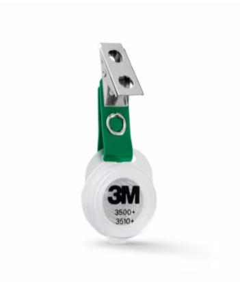 White, silver, green 3M 7100248900 Organic Vapor Monitor 3510+ | with Prepaid Analysis 5 ea/Case 