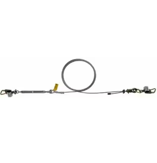 Gold 3M DBI-SALA 7403100 Multi-Span Horizontal Lifeline For Stanchions Galvanized Cable 100 ft