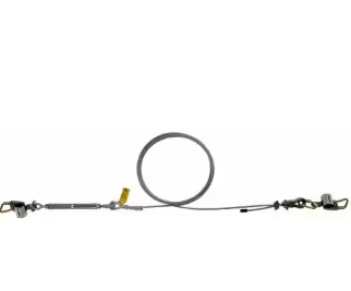 3M DBI-SALA 7403120 Single-Span Horizontal Lifeline For Stanchions Galvanized Cable 120 ft