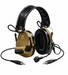 Coyote brown 3M Peltor MT20H682FB-19N CYS ComTac VI Tactical Headset on white background