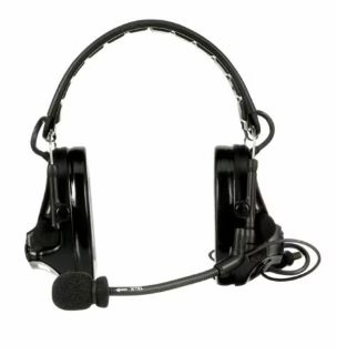3M™ PELTOR™ SwatTac V Headset MT20H682FB-47 SV, Foldable, Single Lead, Standard Dynamic Mic, NATO Wiring, Black