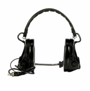 3M™ PELTOR™ SwatTac V Headset MT20H682FB-47 SV, Foldable, Single Lead, Standard Dynamic Mic, NATO Wiring, Black