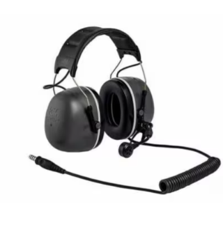 Dark gray 3M PELTOR CH-5 High Attenuation Headset - MT73H450A-86 - NATO Wired - Headband - 31dB NRR