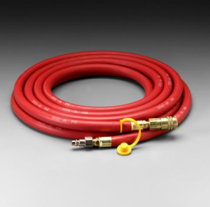 Red 3M Supplied Air Hose W-3020-100/07035(AAD) 100 ft, 1/2 in ID
