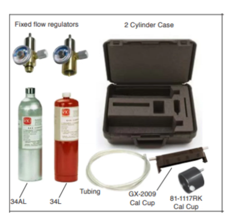 RKI Instruments 81-GX3RHSCO Calibration Kit 