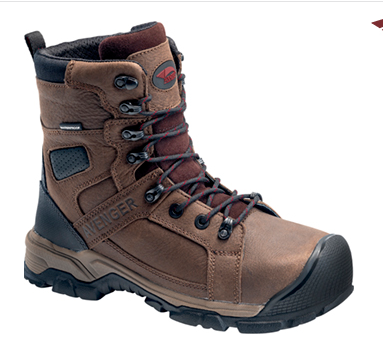 Avenger Surewerx A7333 Men’s Wellington Waterproof Brown Work Boots 