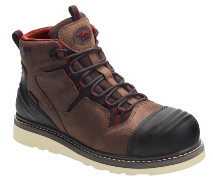 Avenger Surewerx A7506 Men’s Mid Wedge Carbon Toe Brown Work Boots