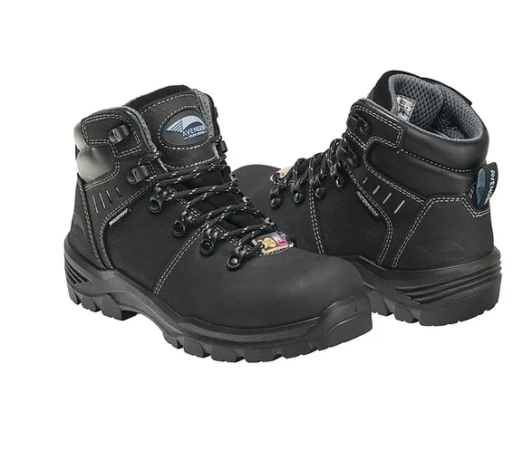 Avenger A7450 Women's Foundation Black Composite Toe Waterproof Work Boot