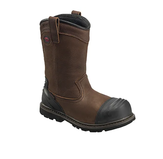 Avenger Surewerx A7876 Men’s Wellington Brown Carbon Toe Work Boots