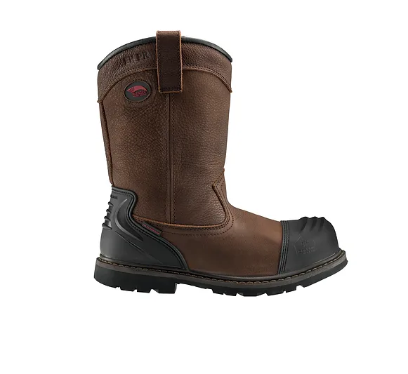 Avenger Surewerx A7876 Men’s Wellington Brown Carbon Toe Waterproof Work Boots