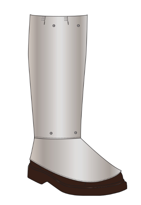 Chicago Protective Apparel 300-AKV Standard Spring Leggings 19 oz Aluminized Para Aramid 