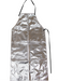 silver Chicago Protective Apparel 548-AR Bib Apron 24”X48” Aluminized 15 oz Rayon