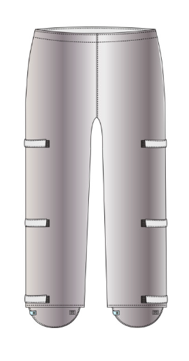 Chicago Protective Apparel 555-ACK Aluminized Carbon Kevlar 19 oz Cowboy Style Chaps