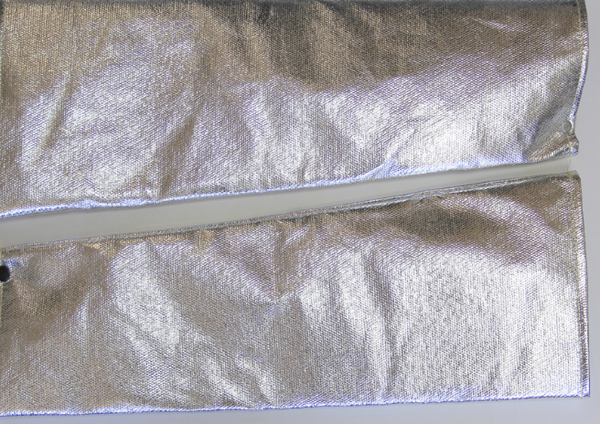 Chicago Protective Apparel 595-AKV Safety Sleeves 19 oz Aluminized Para Aramid Blend