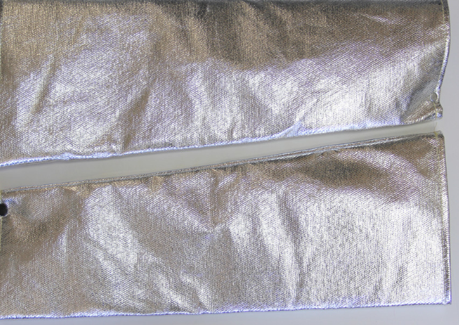 Chicago Protective Apparel 595-AKV Safety Sleeves 19 oz Aluminized Para Aramid Blend