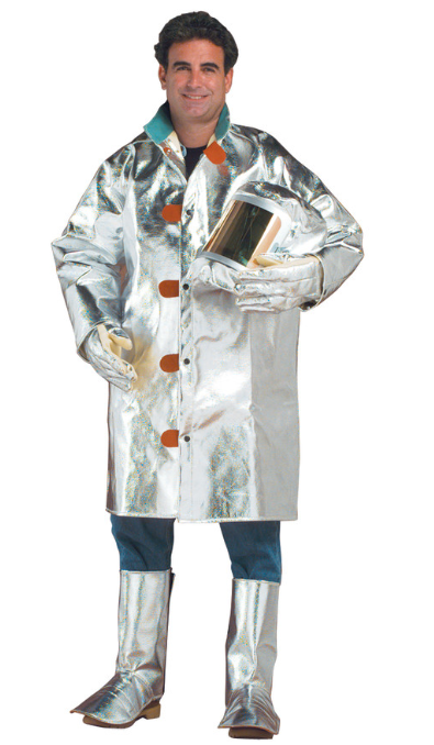 Chicago Protective Apparel 601-APBI Aluminized 7oz PBI Blend Jacket | Free Shipping and No Sales Tax