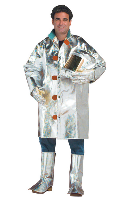 Chicago Protective Apparel 601-AR Aluminized 40 Inch 15 oz Rayon Jacket Style A | No Sales Tax | Free Shipping