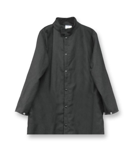 Black Chicago Protective Apparel 601-CX11 Black CarbonX 40 Inch 11 oz Jacket Style B